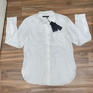 NWT Jenni Kayne Silk Button Up Shirt XS